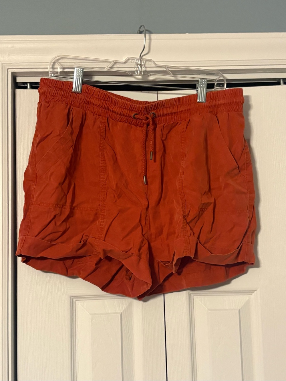 Universal Thread Women's Rust Orange Drapey Drawstring Shorts
